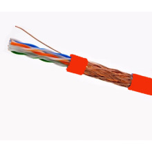 Cable SFTP CAT6 LSZH Fluke probado Soild Bare Copper Red